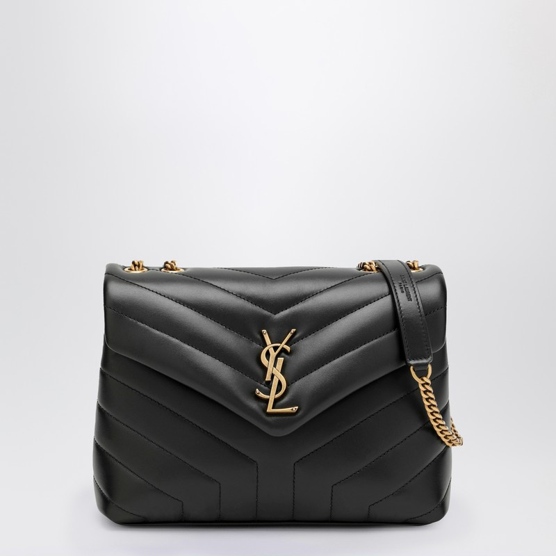 Black/gold small YSL Loulou bag | The Double F