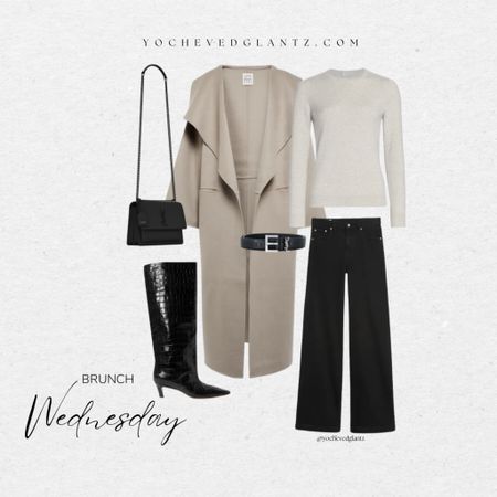 Outfits of the week #brunchedition 
The perfect pair of high waisted jeans under $80! (& on sale now)



Toteme coat, Toteme boots, croc, ysl, sunset bag, designer bag, accessories, classy chic, styledbychev