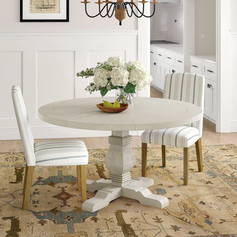 Kinston Pine Solid Wood Pedestal Dining Table | Wayfair Professional