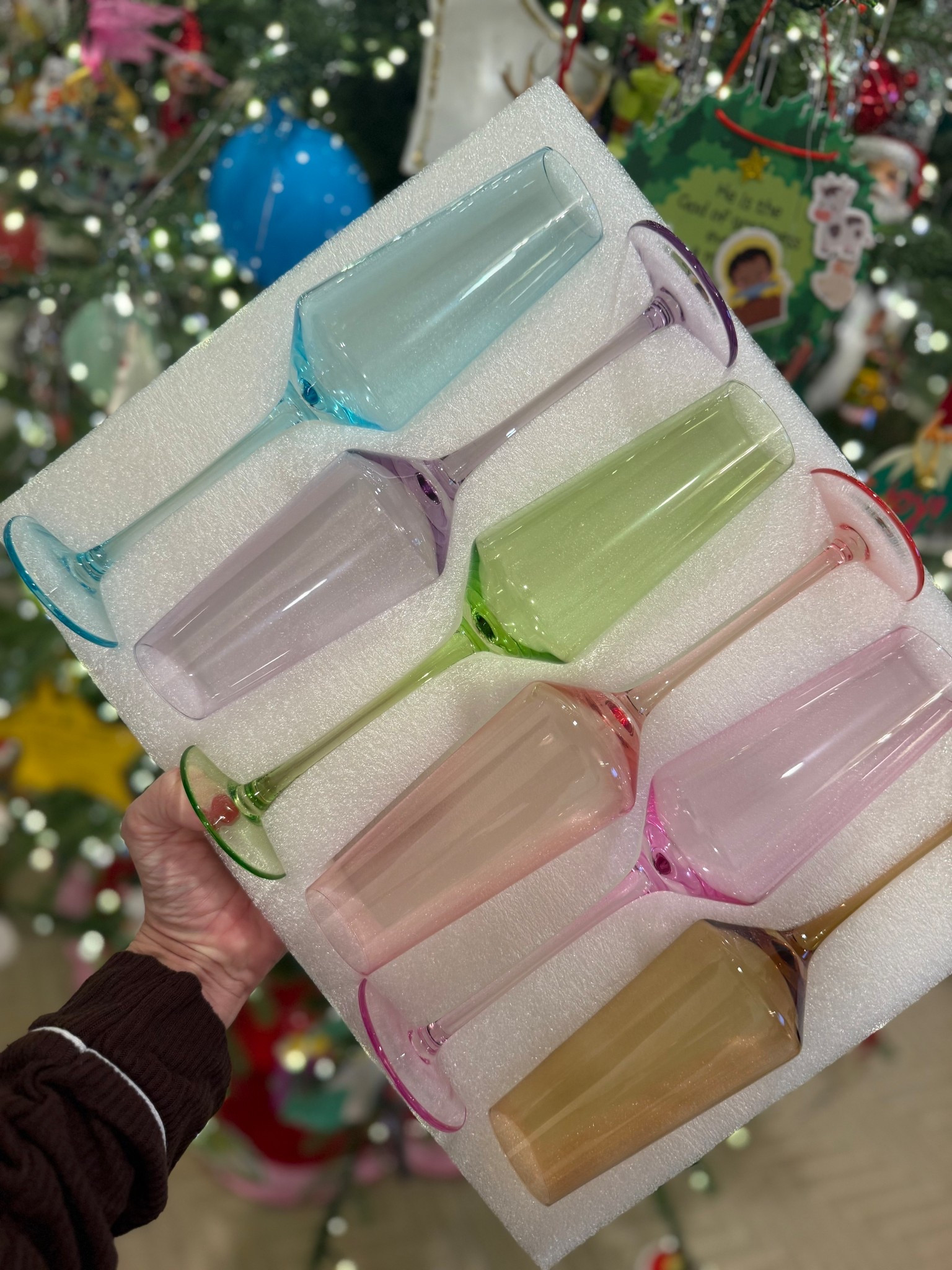 fun champagne glasses make a great gift for anyone! 

#LTKHoliday #LTKGiftGuide