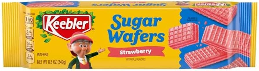 Keebler Strawberry Sugar Wafers, Pantry Pack, 8.8 oz | Amazon (US)