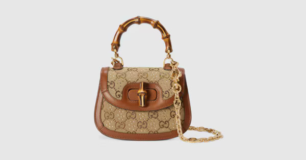 Gucci - Gucci Bamboo 1947 crystals mini bag | Gucci (US)