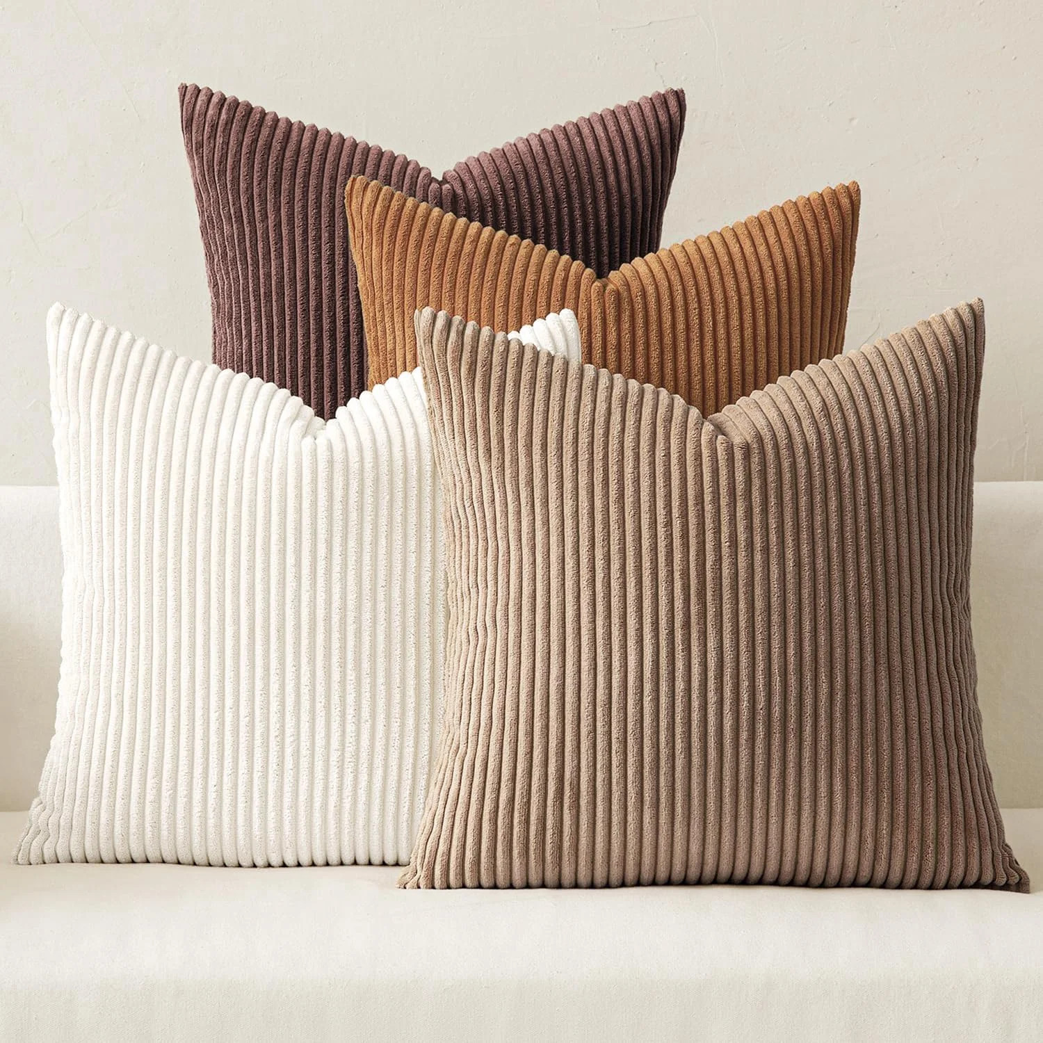 SUSIELADY Throw Pillow Covers 20x20 Inch Set of 4, Modern Boho Farmhouse Nordic Decorative Cushio... | Walmart (US)