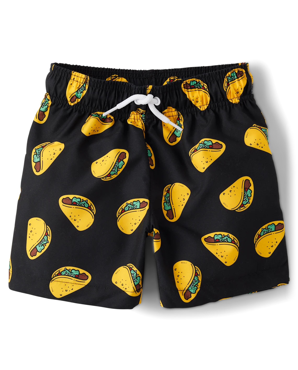 Boys Print Swim Trunks - black | The Children's Place