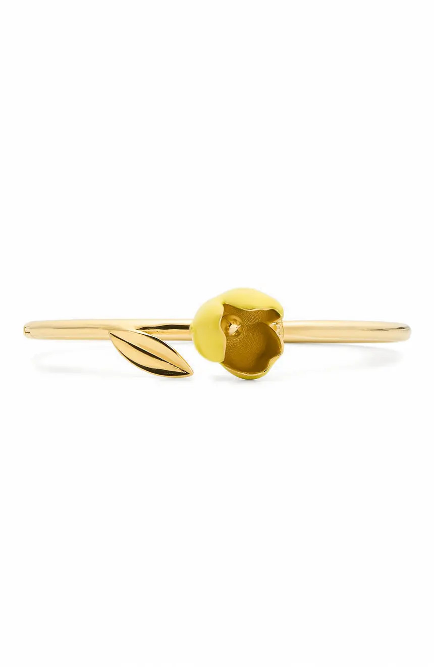 golden bloom flower bangle bracelet | Nordstrom