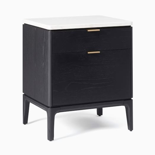 Parker Marble Nightstand (21"–28") | West Elm (US)