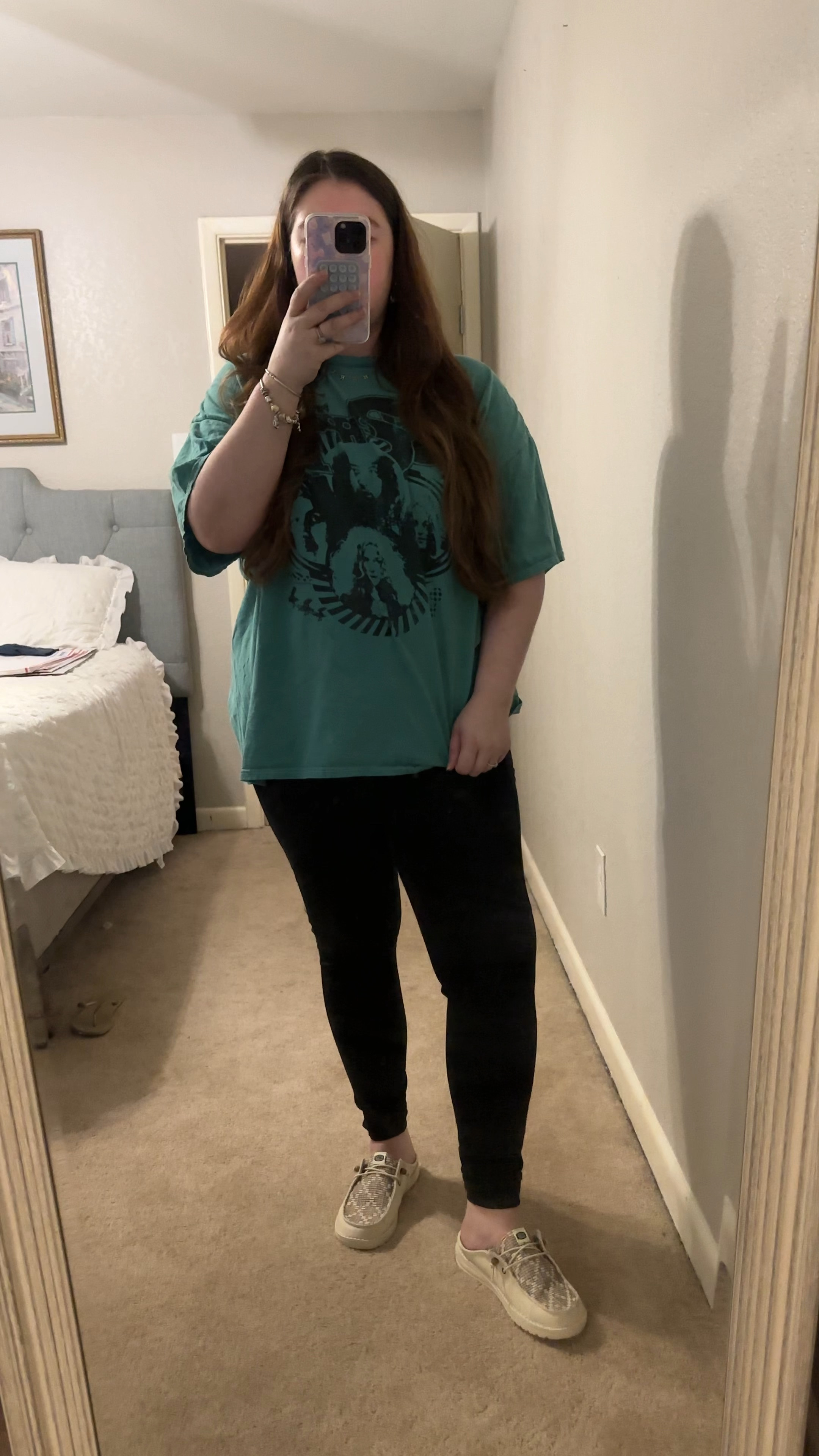 Outfit of the day
Hey dude slides size 8
Leggings size large
Led Zeppelin tee xl

#LTKSeasonal #LTKFindsUnder100 #LTKMidsize