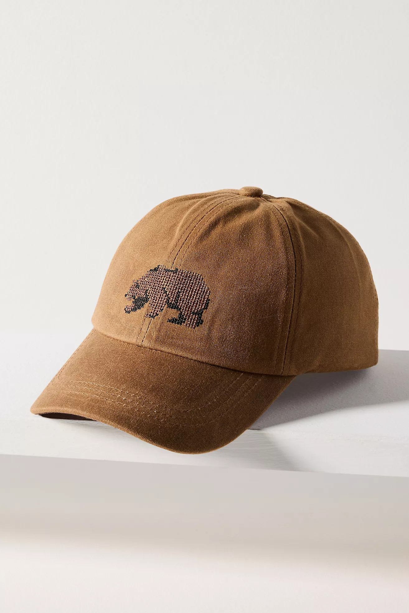 Needlepoint Icon Waxed Canvas Baseball Cap | Anthropologie (US)