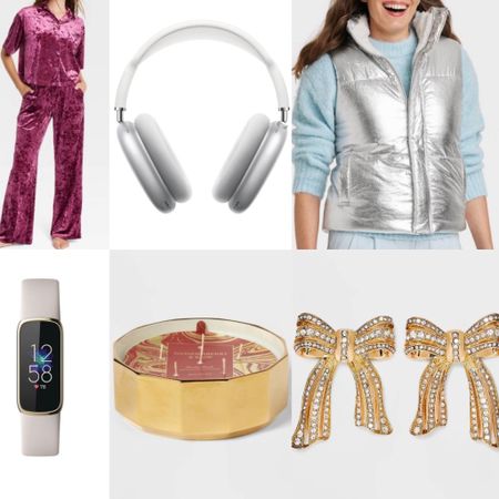 Target Women’s Gift Guide
SALE
Christmas gift ideas
Velvet Pajamas
Fitbit
Silver puffer vest
Gold bow earrings 
Apple over the ear headphones
Large candle
Target style 
Target finds
Gift ideas for her
Mom
Sister
Friend
Daughter


#LTKfindsunder50 #LTKHoliday #LTKGiftGuide