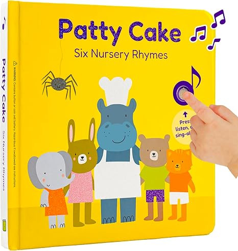 Cali's Books Patty Cake Nursery Rhymes | Books for 1 Year Old | 1 Year Old Girl Gifts | Musical T... | Amazon (US)