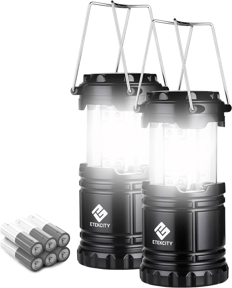 Etekcity Lantern Camping Essentials Lights, Led Flashlight for Power Outages, Tent Lights for Eme... | Amazon (US)