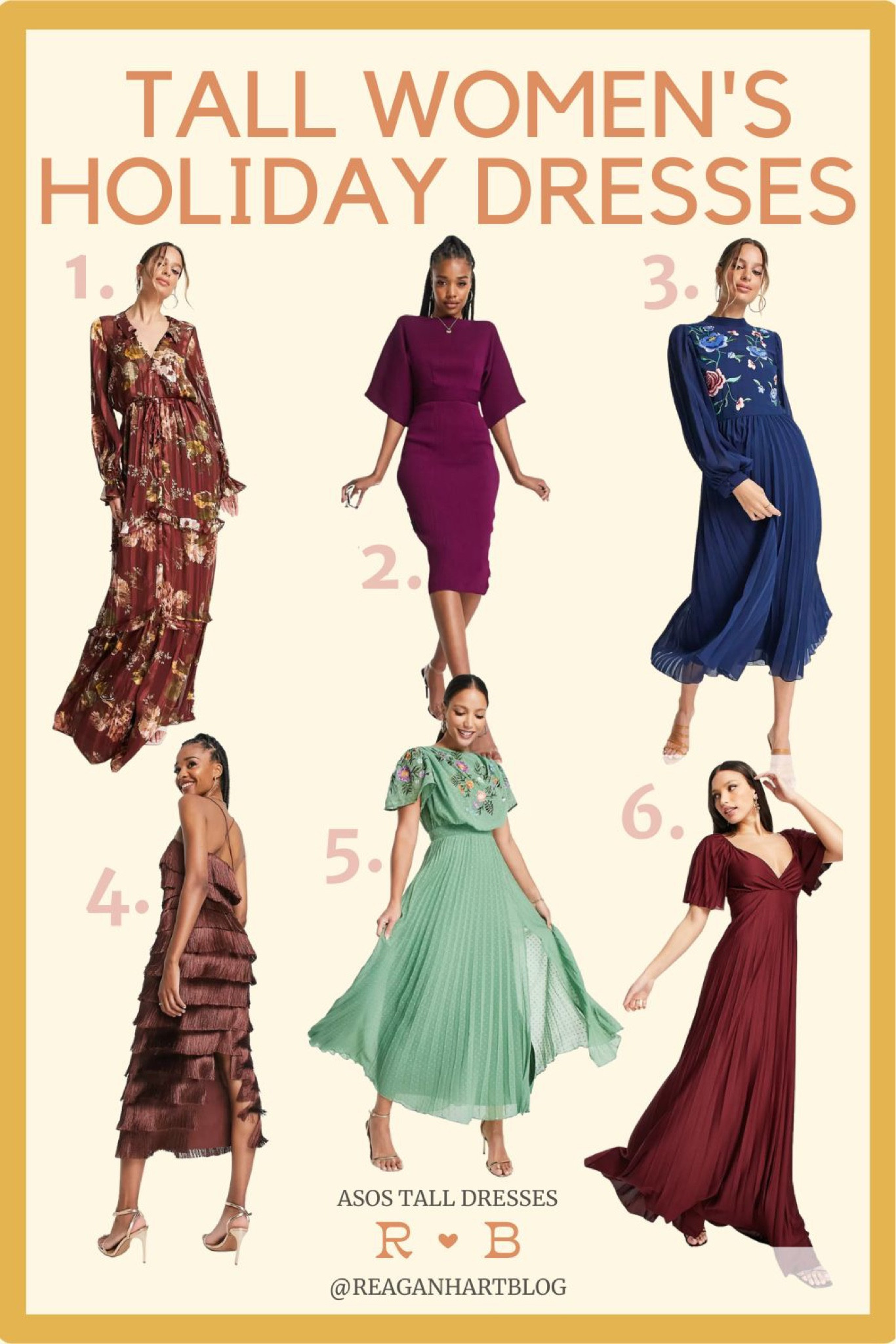 If you’re looking for tall women-friendly holiday dresses, I’ve got you covered! I’ve found 6 tall girl winter dresses to make you feel like the bell of the ball! 

Tall girl dresses, tall asos, tall women dresses, tall holiday dresses, tall style

#LTKSeasonal #LTKHoliday #LTKstyletip