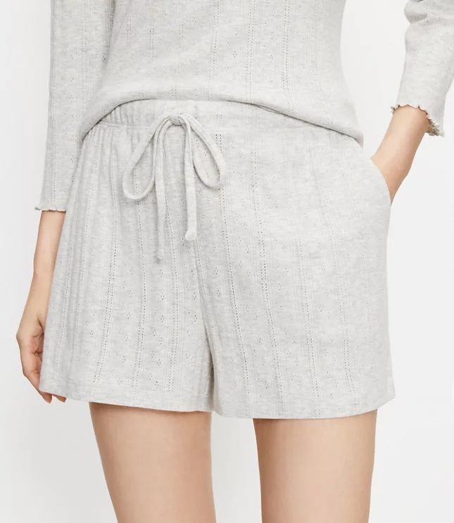 Pointelle Pajama Shorts | LOFT