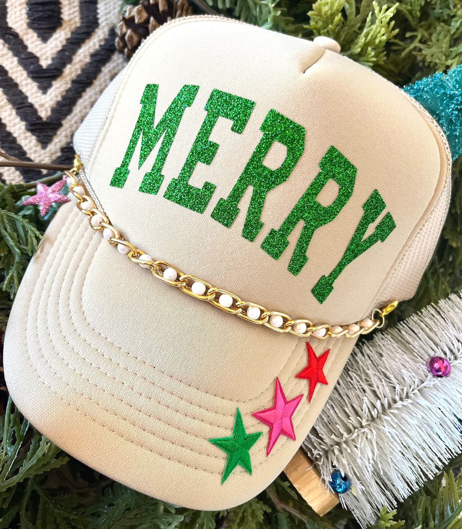 Happystack Christmas Trucker Hat Christmas Trucker Hat - Etsy | Etsy (US)