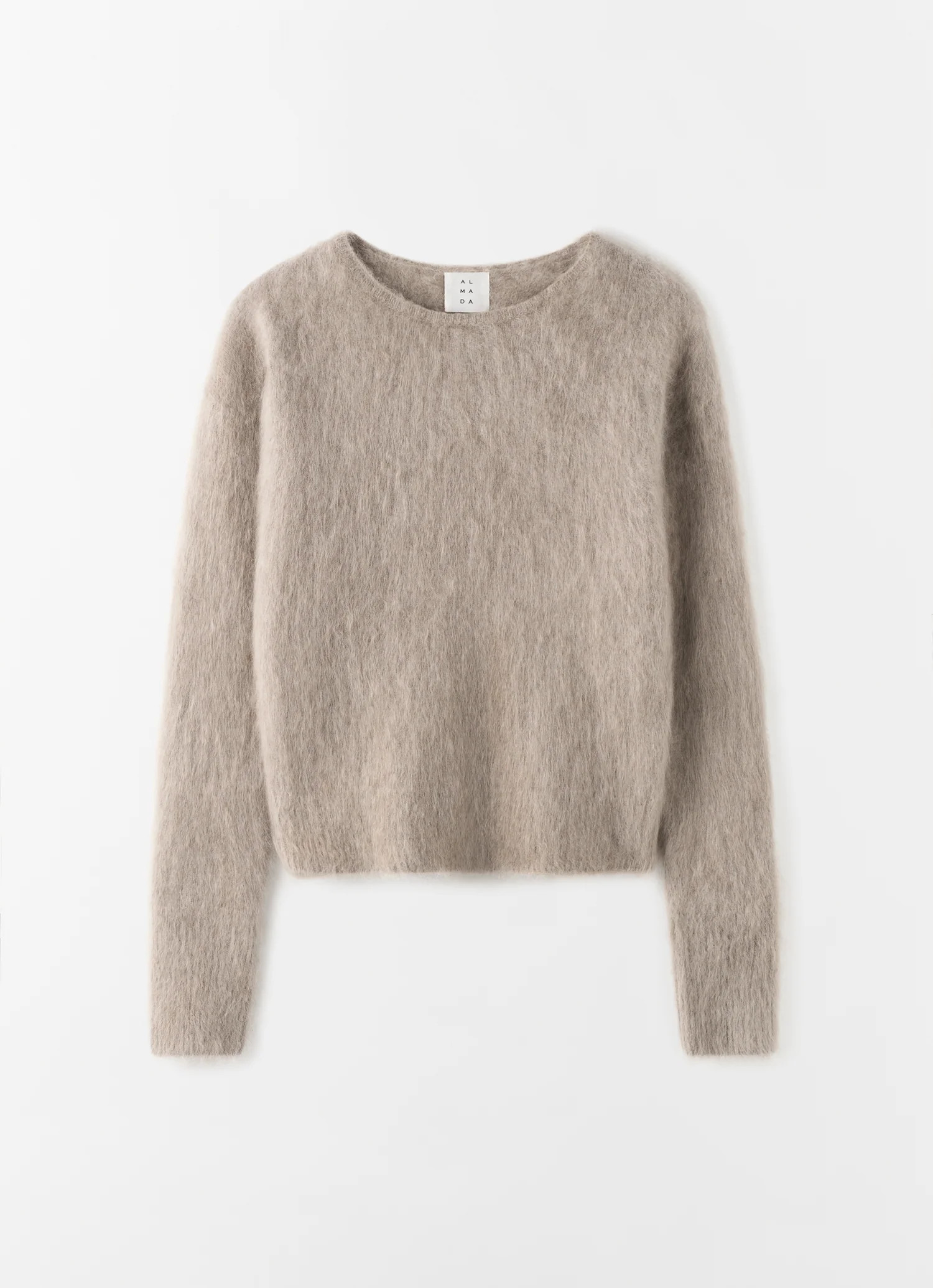 Zoe Crewneck Sweater, nougat | Almada Label