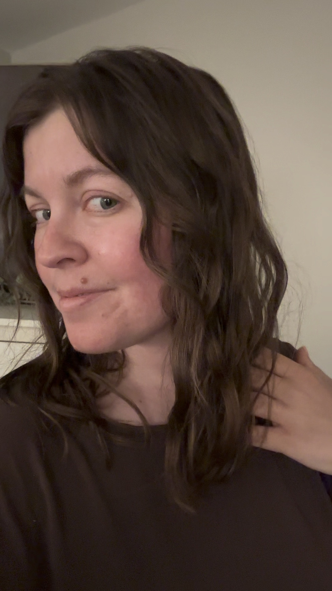 Tried scrunching for the first time to bring out my natural curls using Pattern Leave In Conditioner and Mousse - holy cow I didn’t even realize this was my natural hair texture 🙌🏼 both products are currently BOGO 50% off at Ulta this week! #wavyhairroutine #curlyhair #ultabeauty #ultasale 

#LTKFindsUnder100 #LTKBeauty #LTKSaleAlert