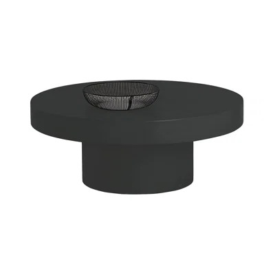 Guliana Drum Coffee Table Color: Black | Wayfair North America