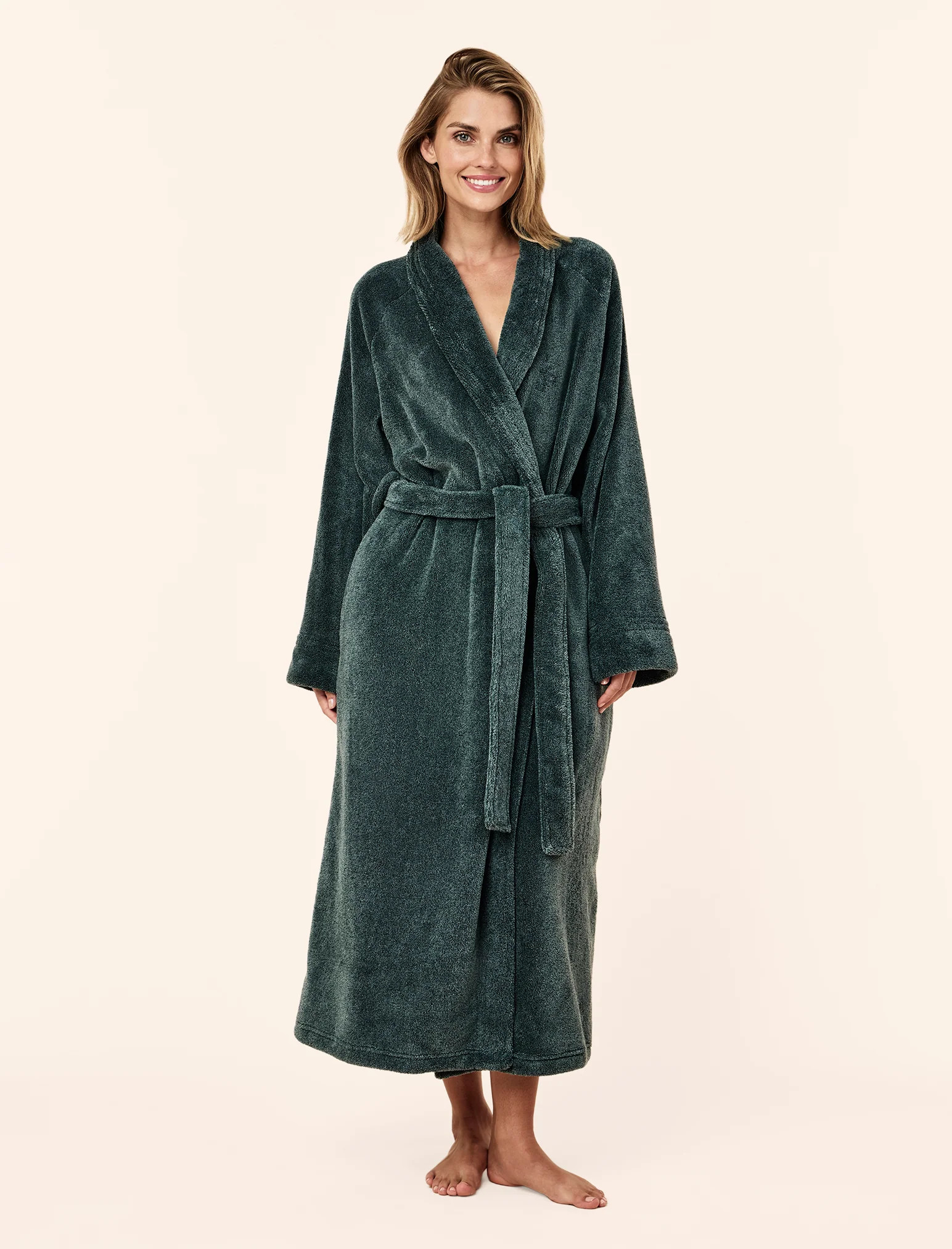 Long Plush Robe | Papinelle Sleepwear AU