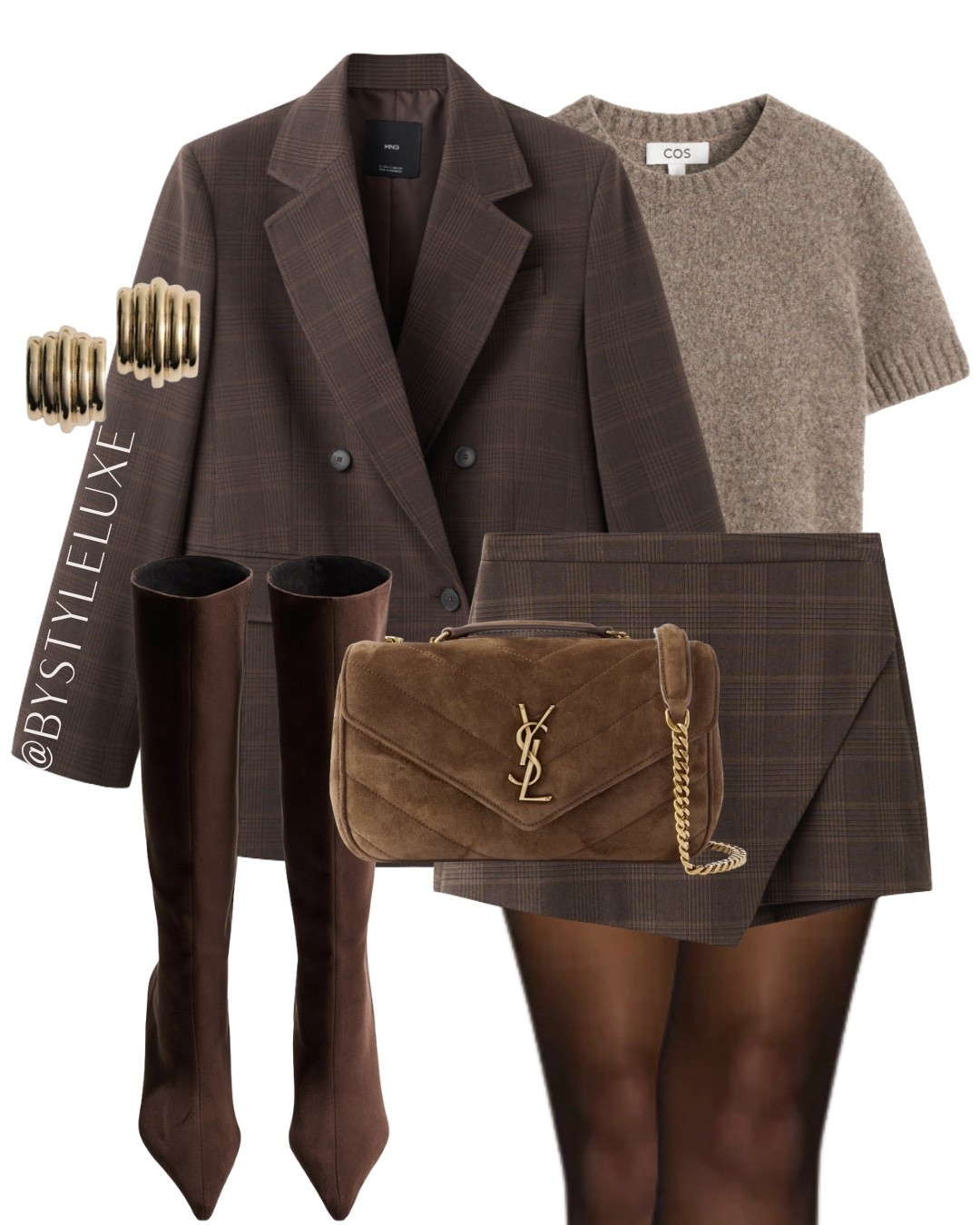 BROWN CO-ORD - styling this matching blazer and skirt set for a smart and chic look 

#mango #boots #autumnoutfit

#LTKstyletip #LTKautumn #LTKshoes