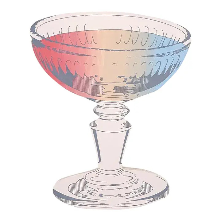 “Lovin’ Cup” Contemporary Pop Art Still Life Painting on Wood Cutout | Chairish