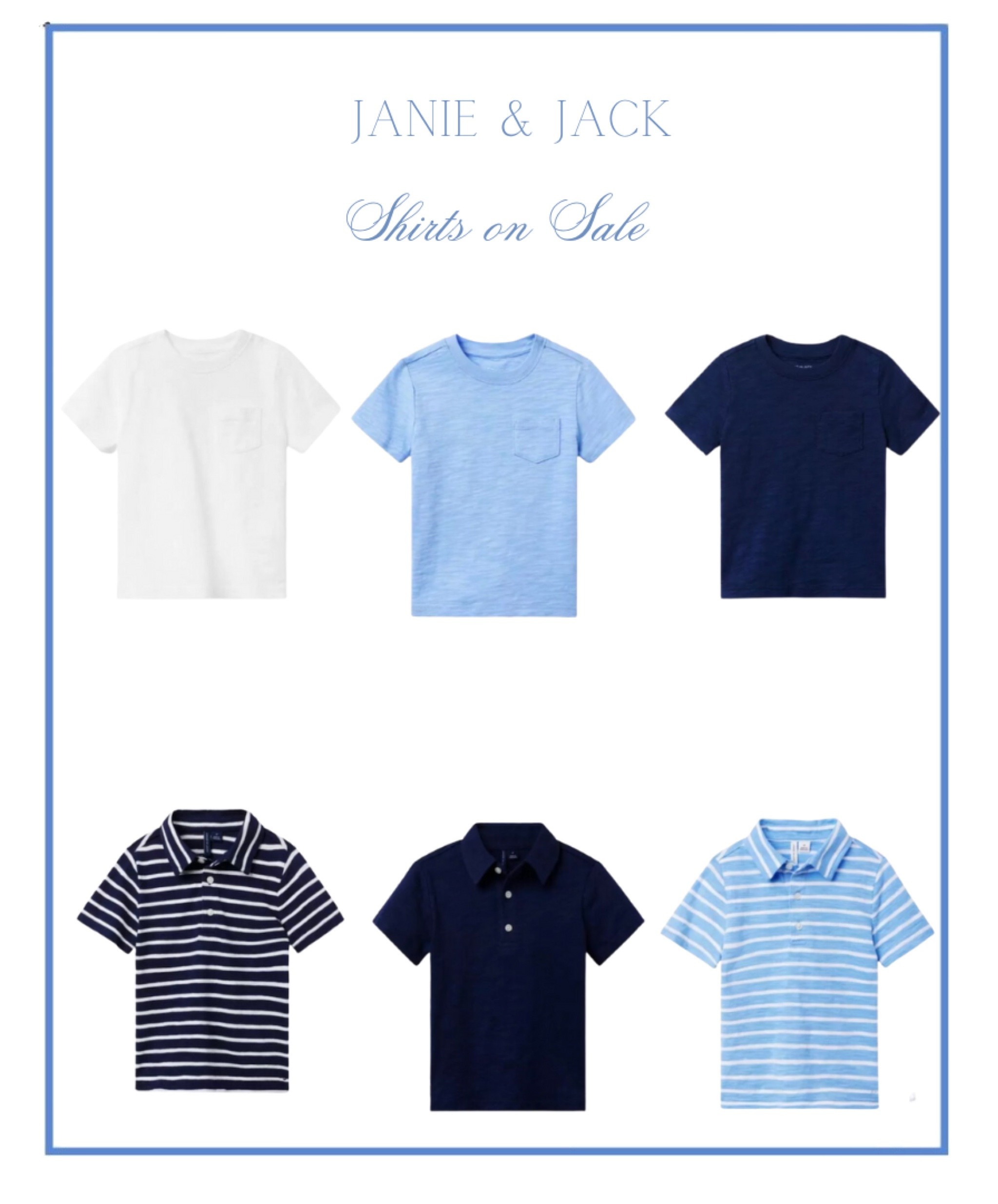 Janie & Jack polo shirts & tshirts on sale

#LTKsalealert #LTKfindsunder50 #LTKkids