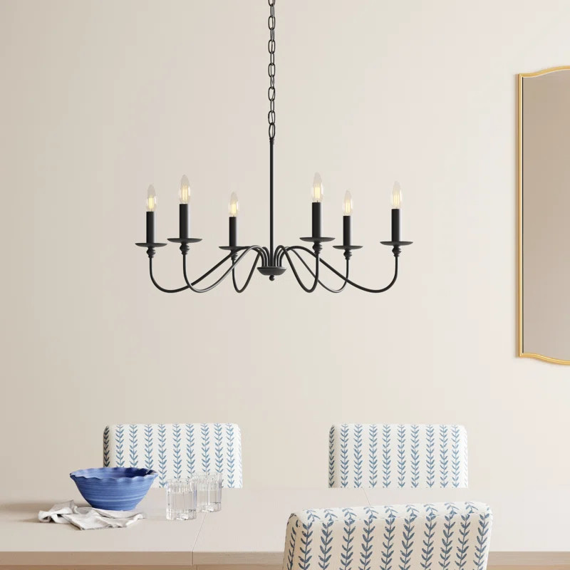 Ableton 6 - Light Dimmable Classic / Traditional Chandelier | Wayfair North America
