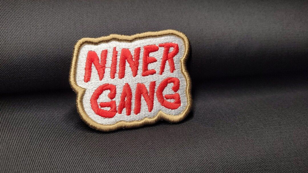 Bang Bang Niner Gang THE PATCH 2 Iron on 3 X 2.375 Overall Size Get Your Bay Area Right Here. - E... | Etsy (US)