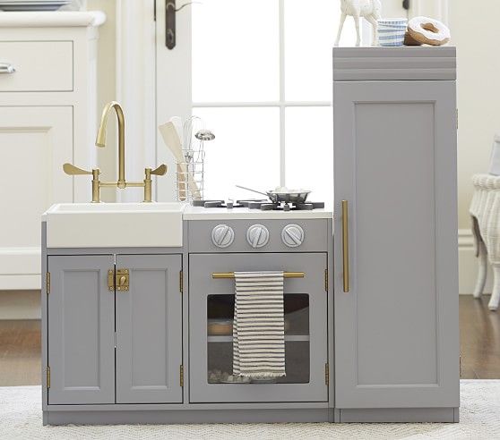 Chelsea All-in-1 Kitchen, Gray, Flat Rate | Pottery Barn Kids