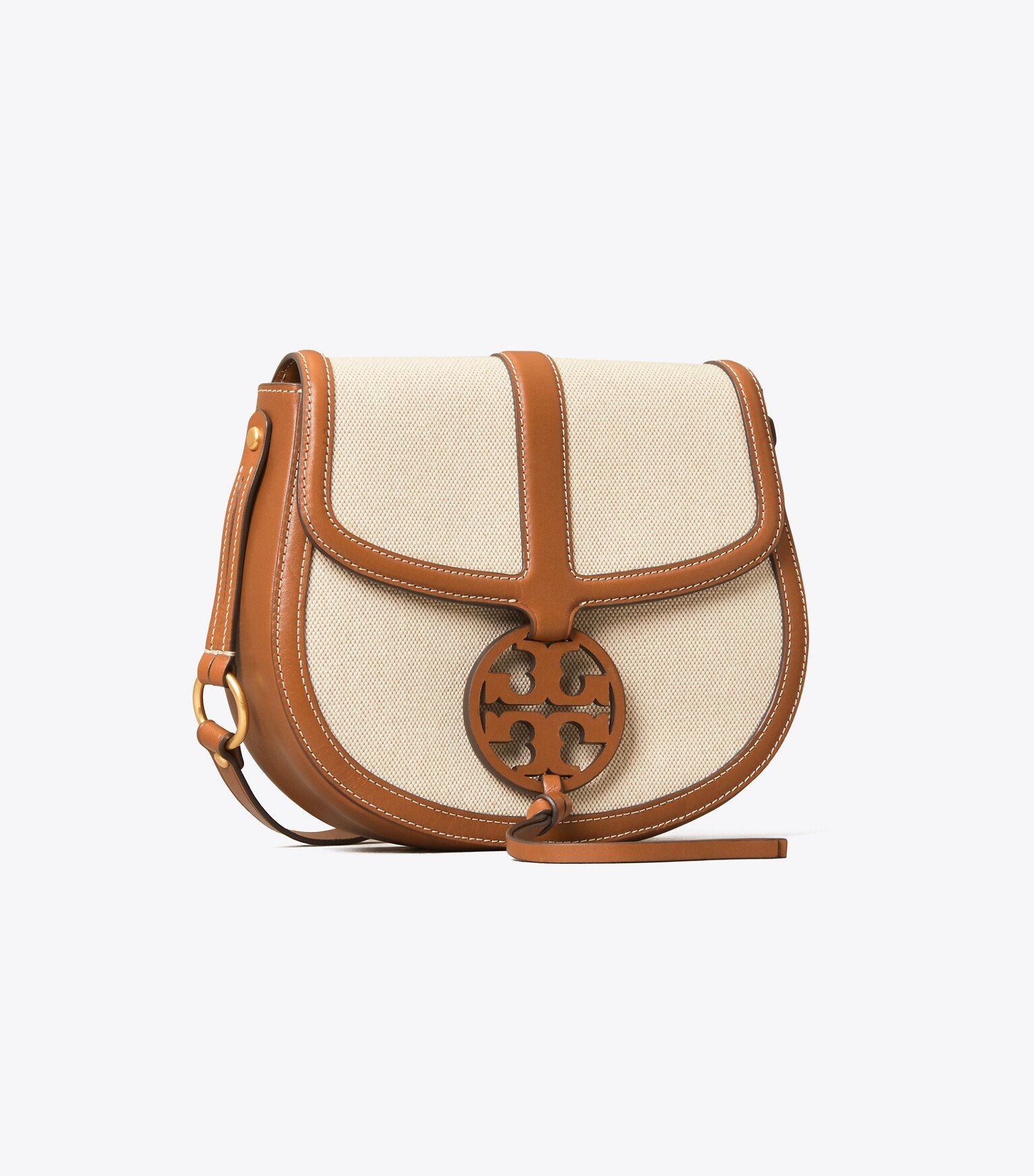 Miller Canvas Quadrant Saddlebag | Tory Burch (US)