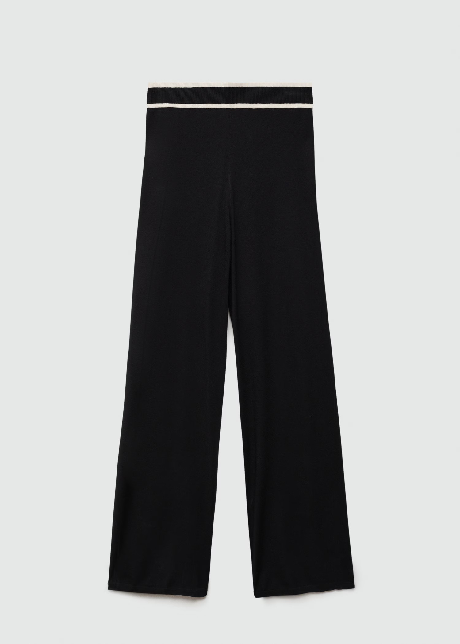 Straight knitted pants | MANGO (US)