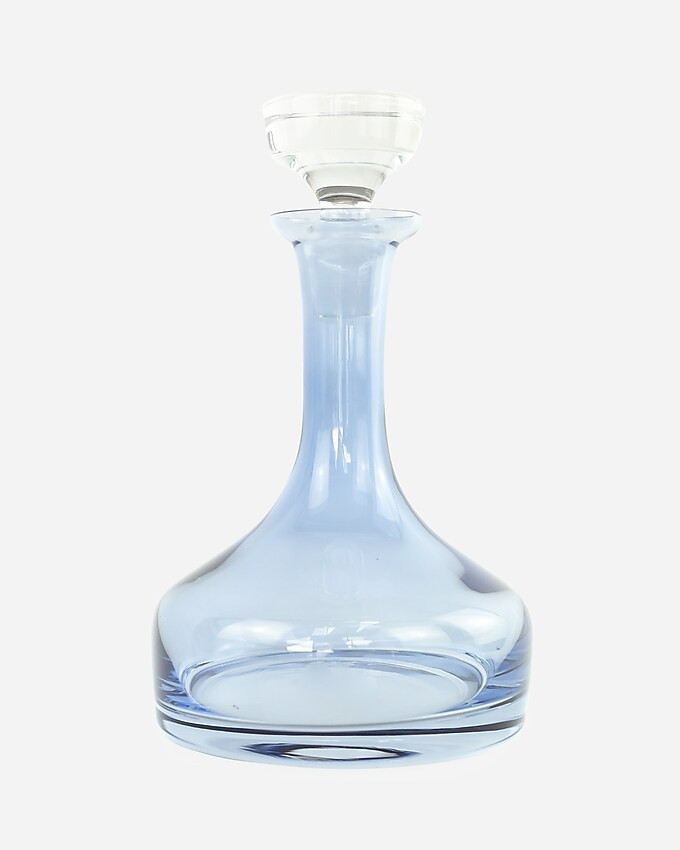 Estelle Colored Glass vogue decanter | J. Crew US