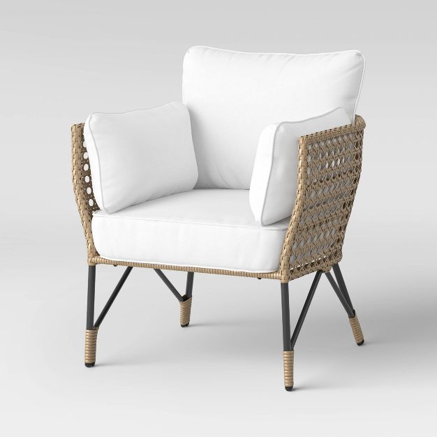 Sculptured Statement Patio Chair & Ottoman - Opalhouse™ | Target