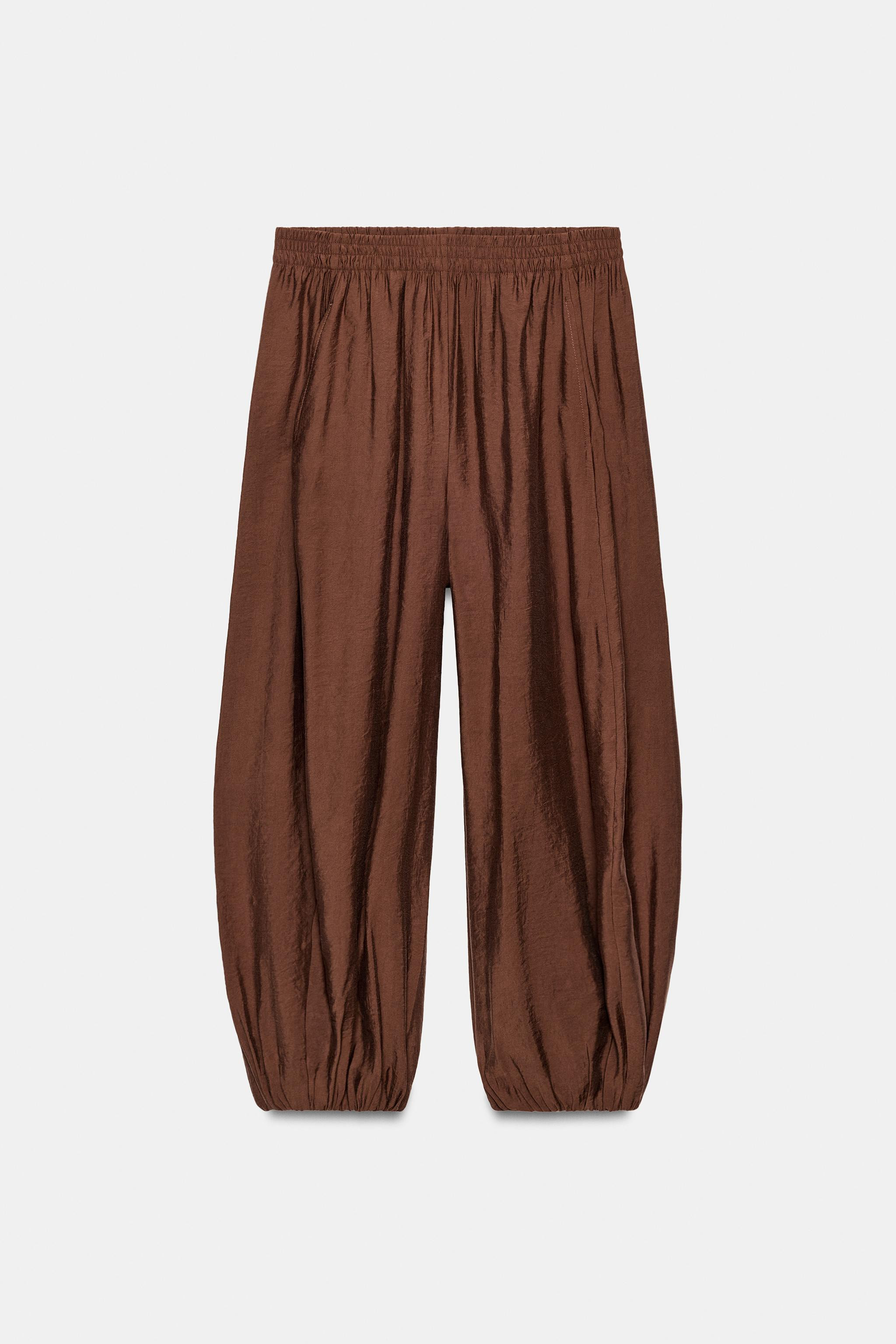 VOLUME SAROUEL TROUSERS | Zara UK