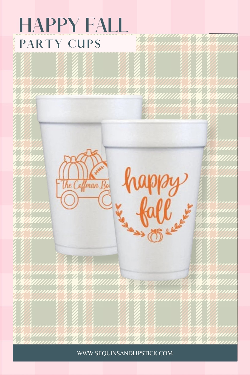 These Happy Fall party cups are such an easy way to add charm to your Thanksgiving table or fall gathering! Great for Friendsgiving, football tailgates, or cozy cider nights. Linking my go-to custom fall cups and Thanksgiving hosting essentials!


#LTKSeasonal #LTKKids #LTKParties