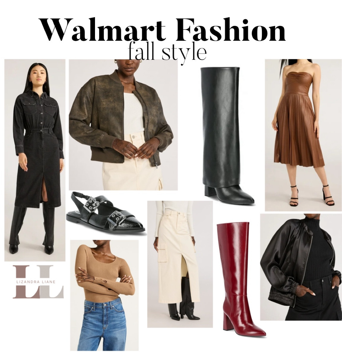 Walmart new arrivals , fall fashion, boots, jackets, sweaters, maxi skirt, bomber jackets, fall dress, faux leather, seasonal, fall fashion, affordable style, Walmart finds, shoes, back to school, workwear 

#LTKShoeCrush #LTKSeasonal #LTKStyleTip
