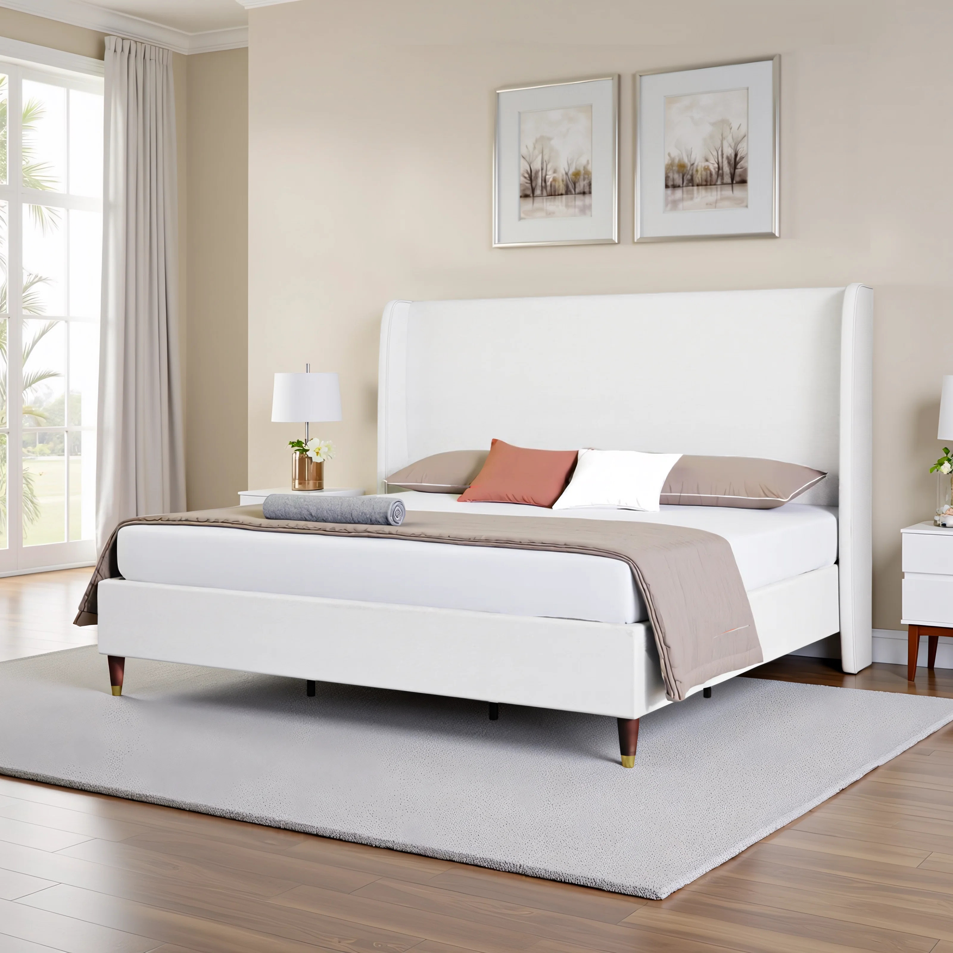 Belo Upholstered Platform Bed | Wayfair North America