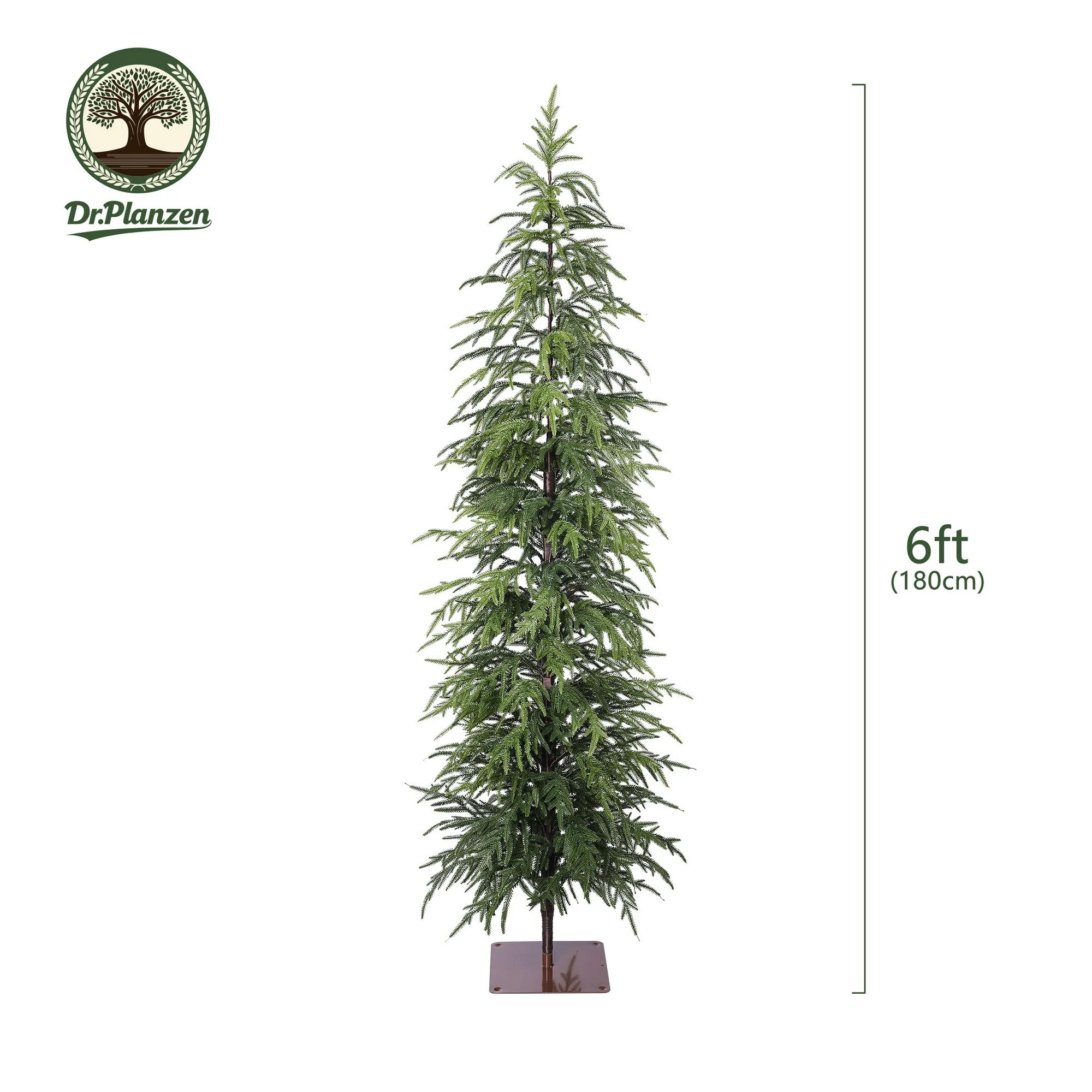 DR.Planzen 6-Foot Artificial Christmas Tree for Indoor Christmas Decor – Premium Green Cypress | Walmart (US)
