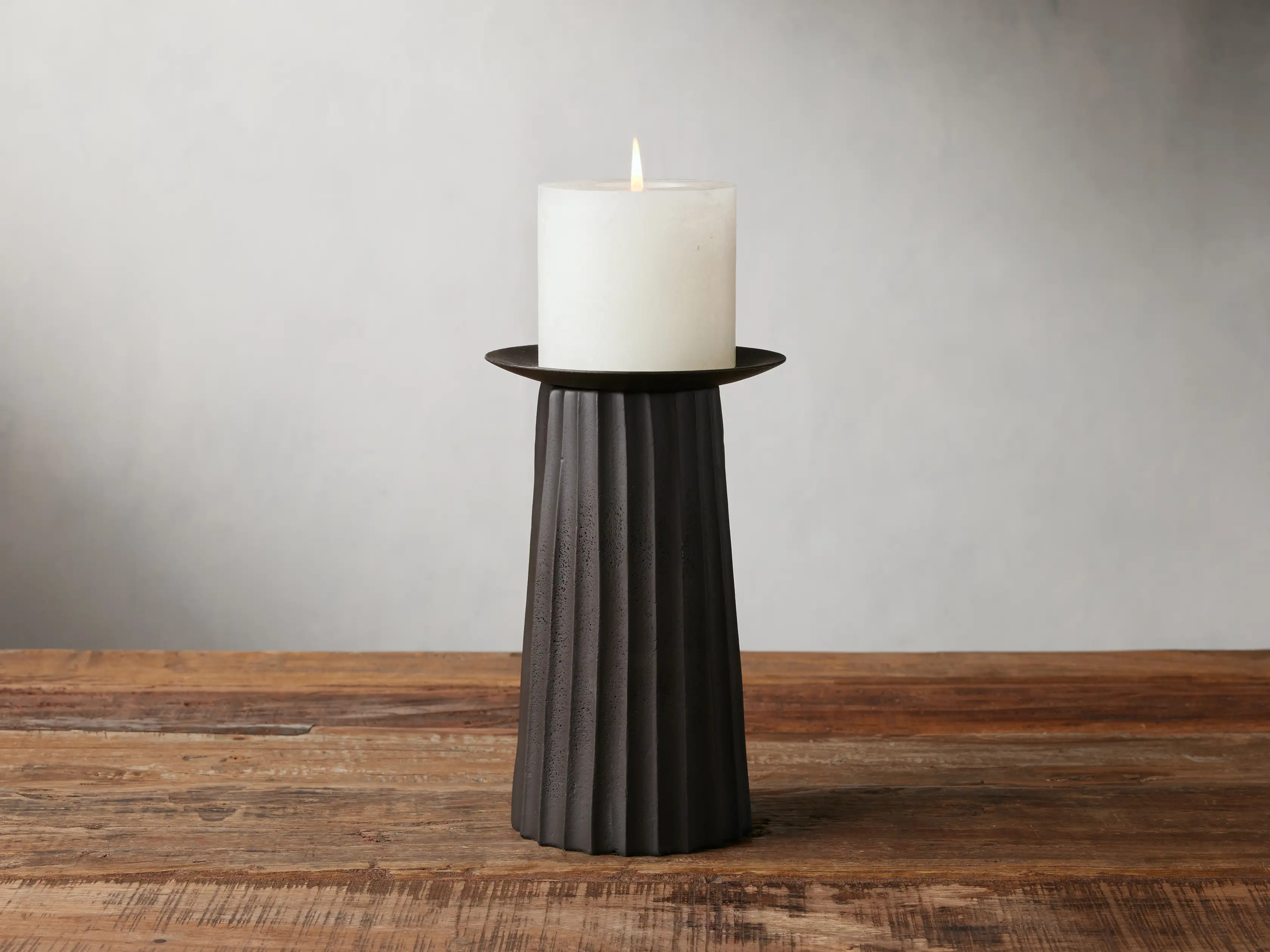 Fluted Pillar Holder | Arhaus