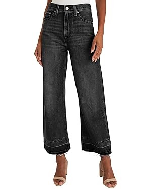 Astylish Womens High Waisted Wide Leg Jeans Stretchy Baggy Straight Leg Denim Pants | Amazon (US)