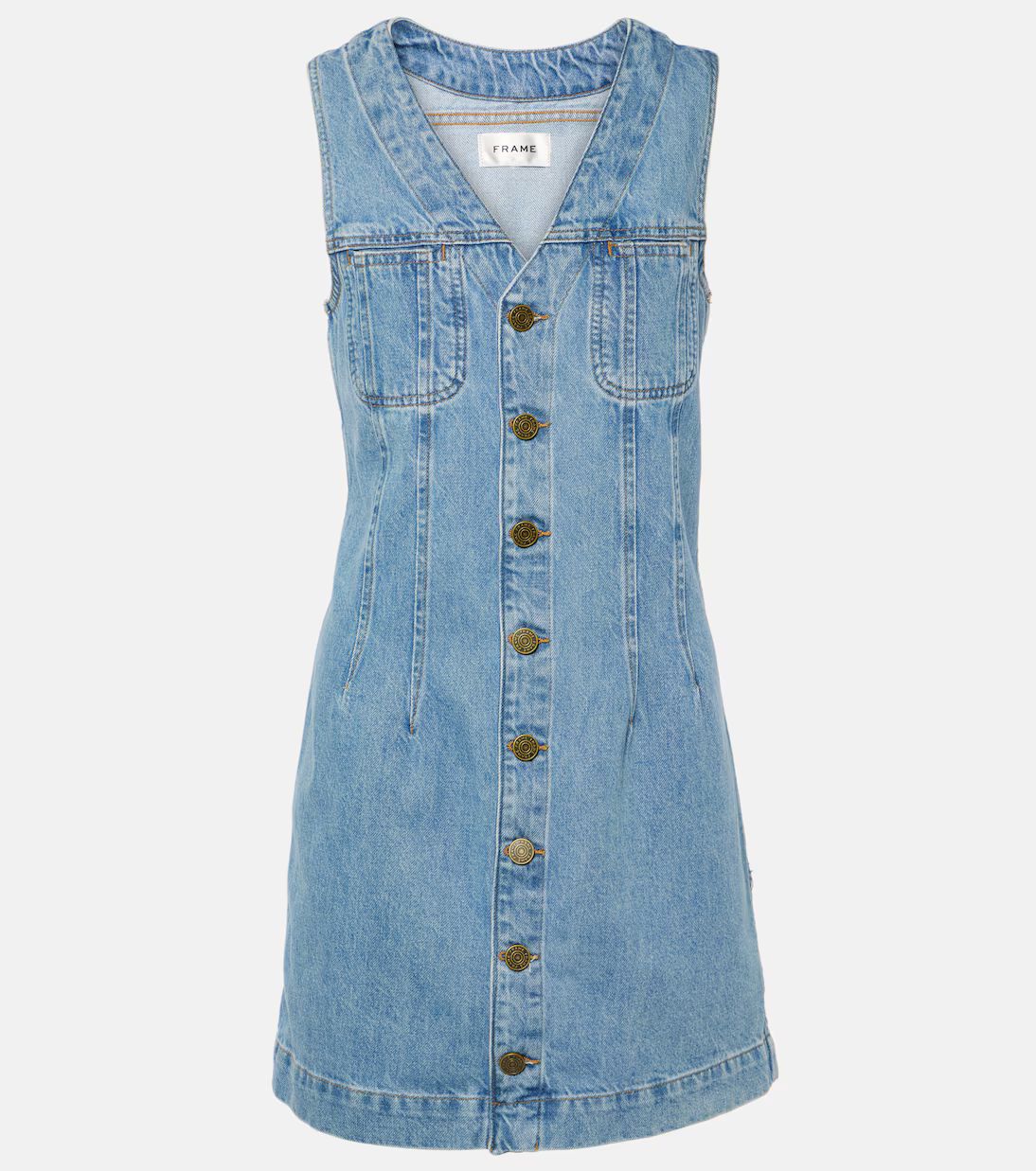 Trucker denim minidress | Mytheresa (US/CA)