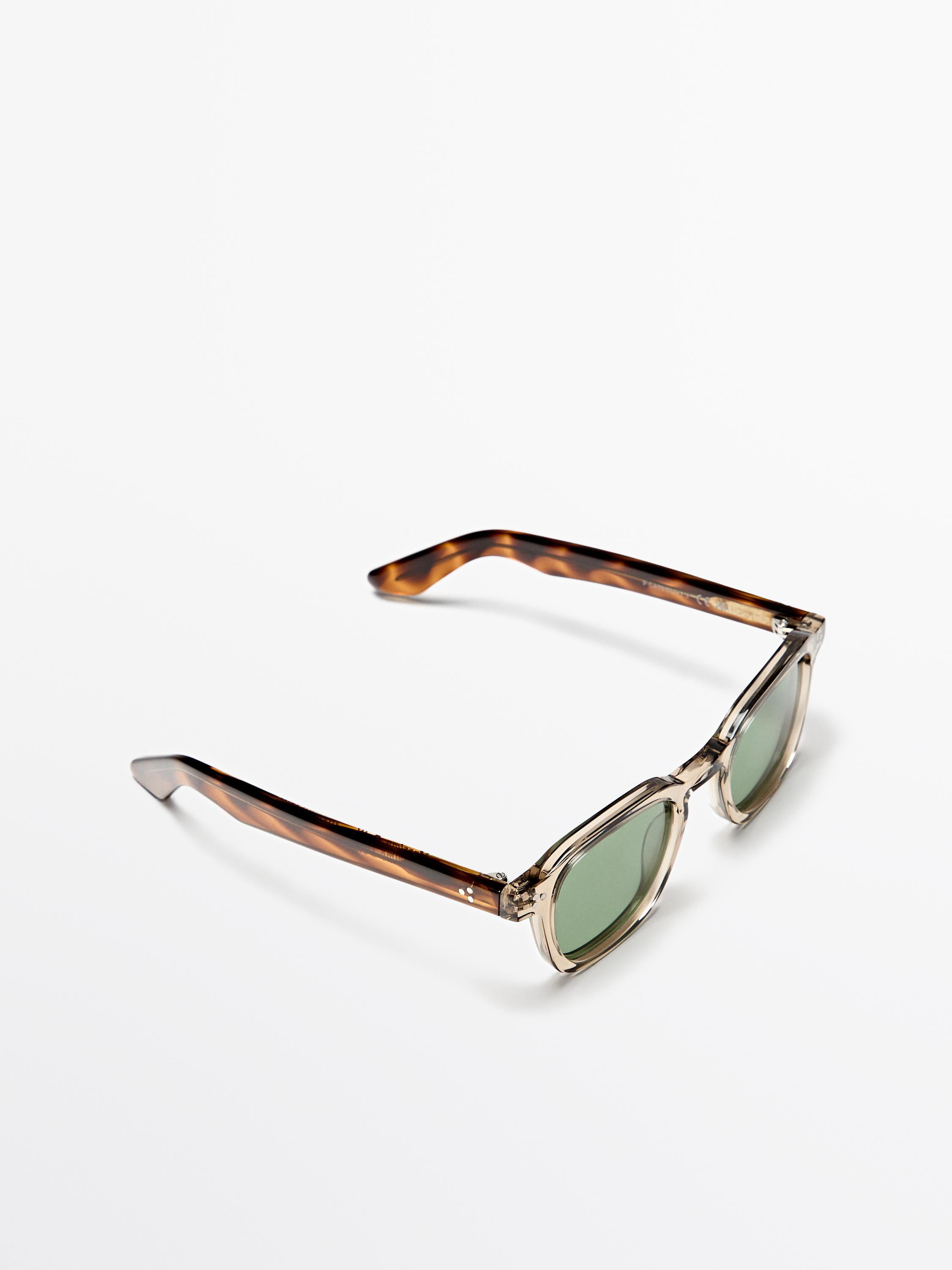 Round sunglasses | Massimo Dutti US