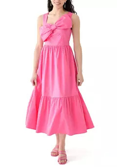 Women's Bow Sleeveless Midi Dress | Belk