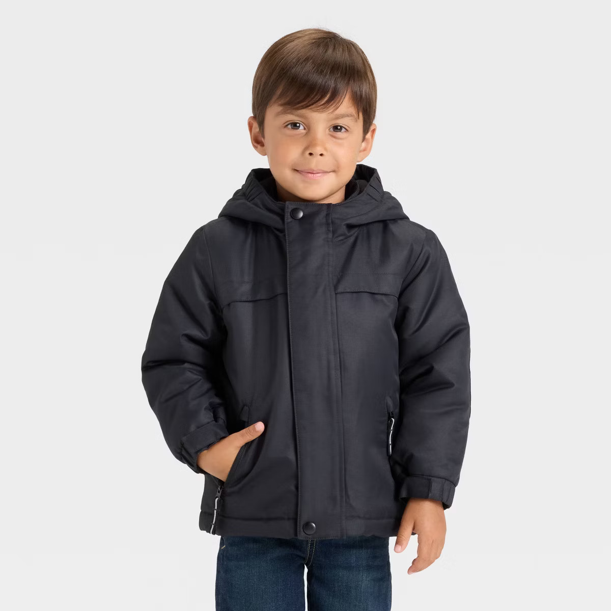 Toddler Boys' 3-in-1 Snowplay Jacket - Cat & Jack™ Black | Target