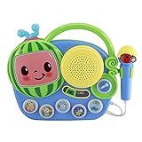 eKids Cocomelon Toy Singalong Boombox with Microphone for Toddlers, Built-in Music and Flashing L... | Amazon (US)