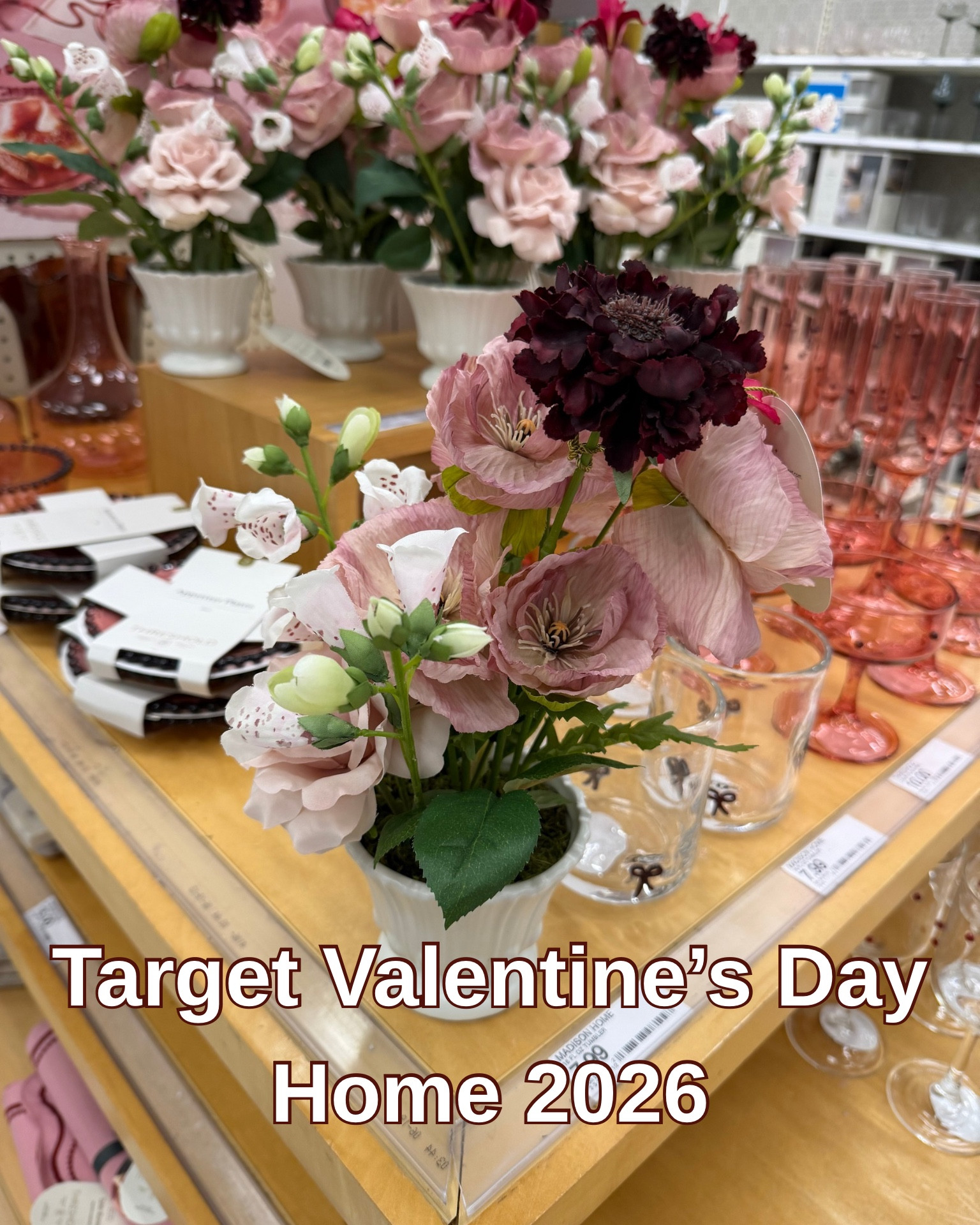 The 2026 Valentine’s Day drop at @Target is officially here and it’s even cuter in person 💘
Found the prettiest blush florals, heart marble trays, pink taper candles, embroidered linens, and more- all from @Threshold.
These won’t last, so grab your faves before they sell out!

Link below! 

Follow @trendyhomedecorfinds for the latest seasonal Target finds + styling inspo!

#ValentinesDayDecor #TargetStyle #ThresholdFinds #SpringDecor2026 #TrendyHomeDecorFinds


#LTKSeasonal #LTKFindsUnder50 #LTKHome