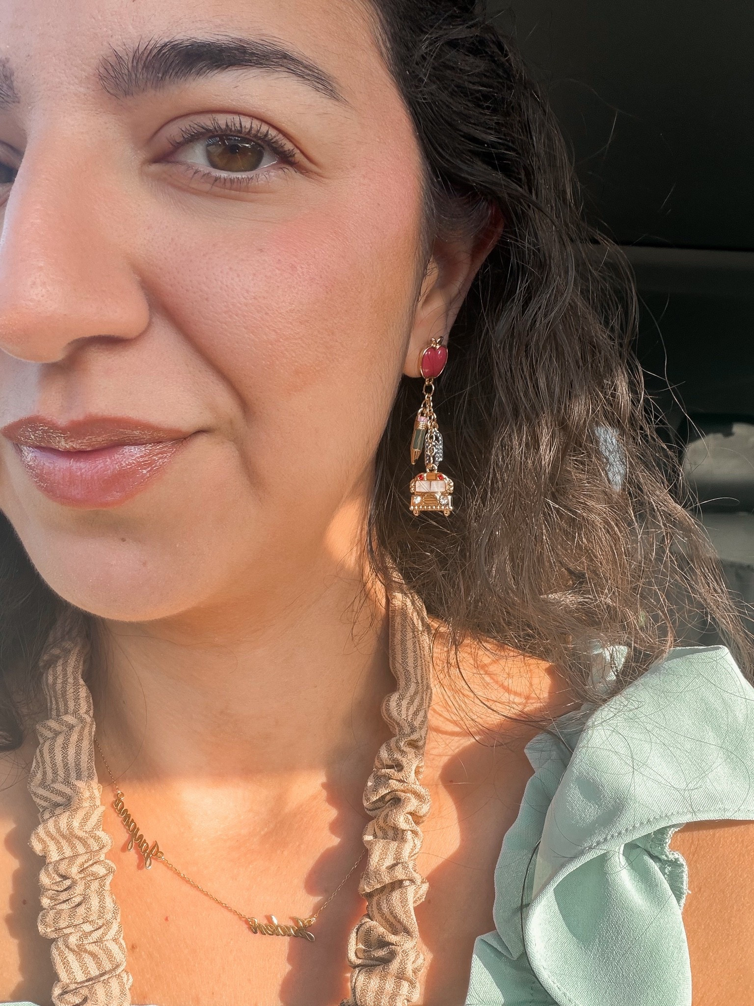 The cutest back to school earrings for teachers! 🍎✏️📎🚌 I love them so much! My sister got them for me for my birthday

#LTKSeasonal #LTKootd #LTKdayinmylife