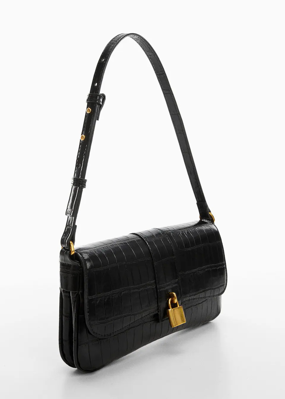 Coconut-effect shoulder bag | MANGO (US)