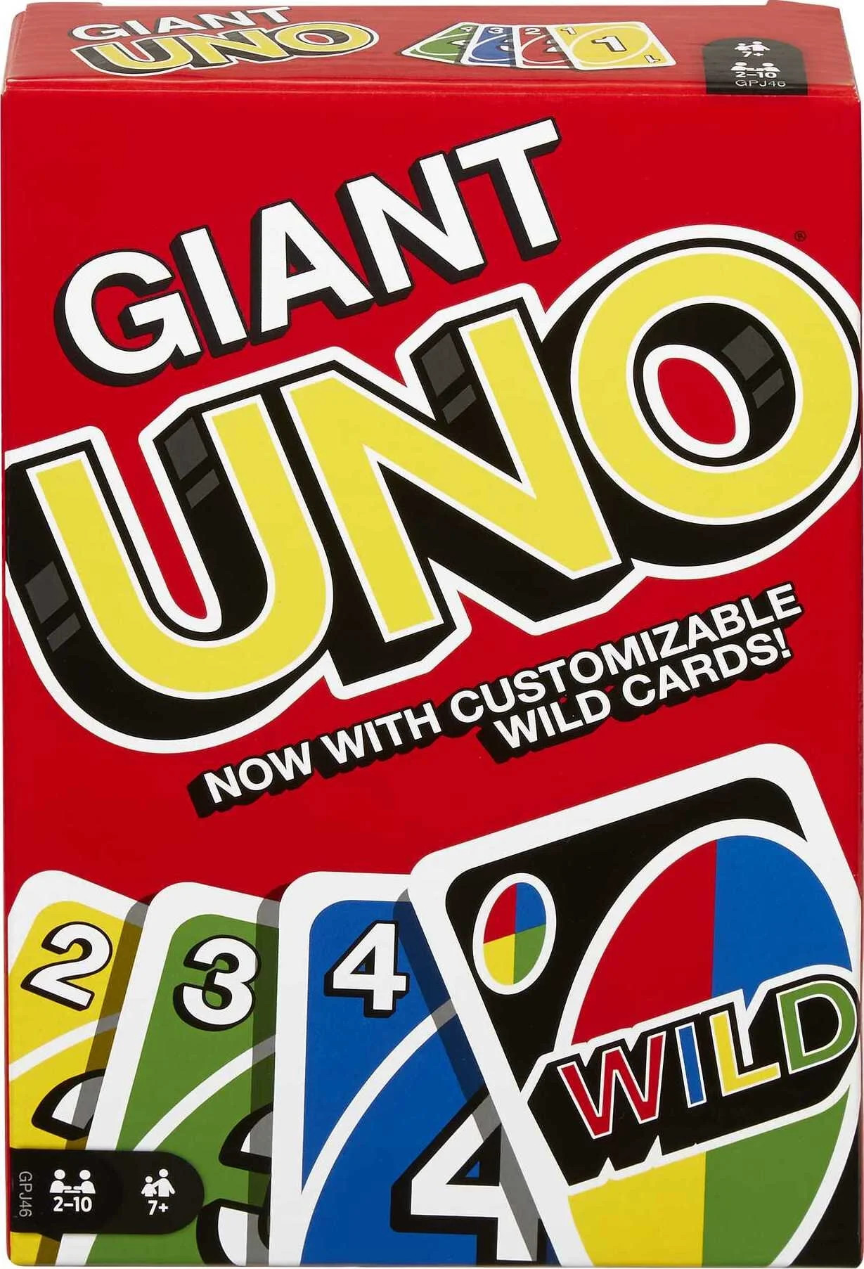 Giant UNO Card Game for Kids, Adults and Family Night, 108 Oversized Cards for 2-10 Players | Walmart (US)