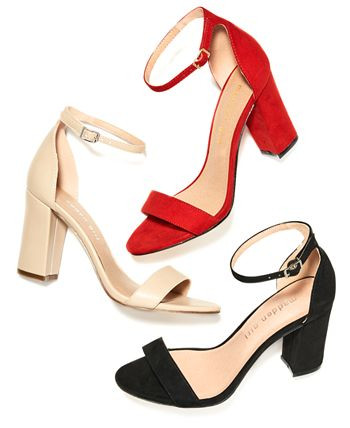 Madden Girl Bella Two-Piece Block Heel Sandals & Reviews - Sandals - Shoes - Macy's | Macys (US)