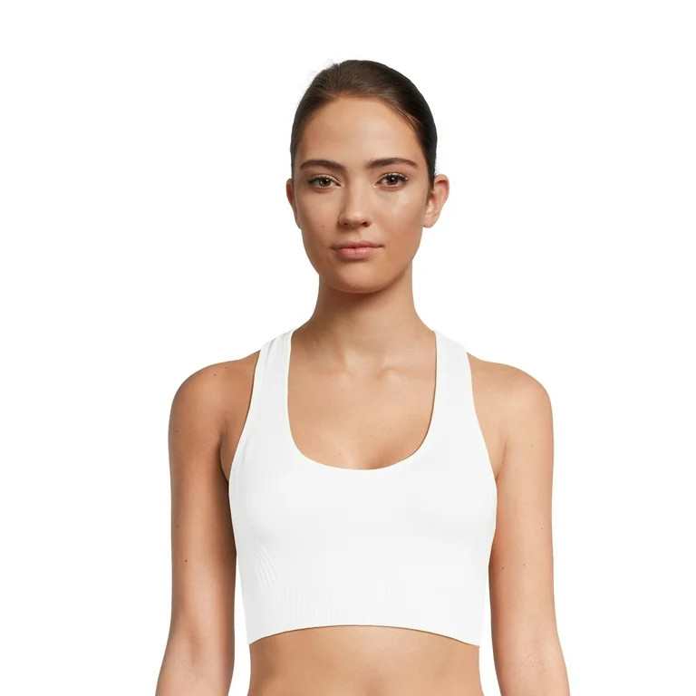 Avia Women's Medium Support Seamless Racerback Sports Bra | Walmart (US)